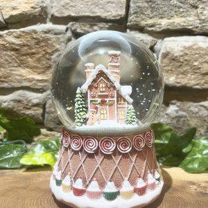 Musical Gingerbread Snowglobe