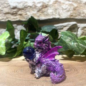 Crystal Orb Dragon Purple