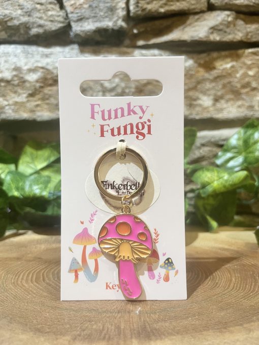 Funky Funghi Toadstool Keyring