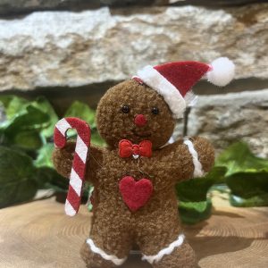 Felt Gingerbread Hanger Candy Cane