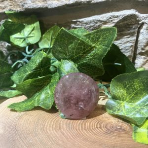 Strawberry Quartz Crystal Smooth Stone