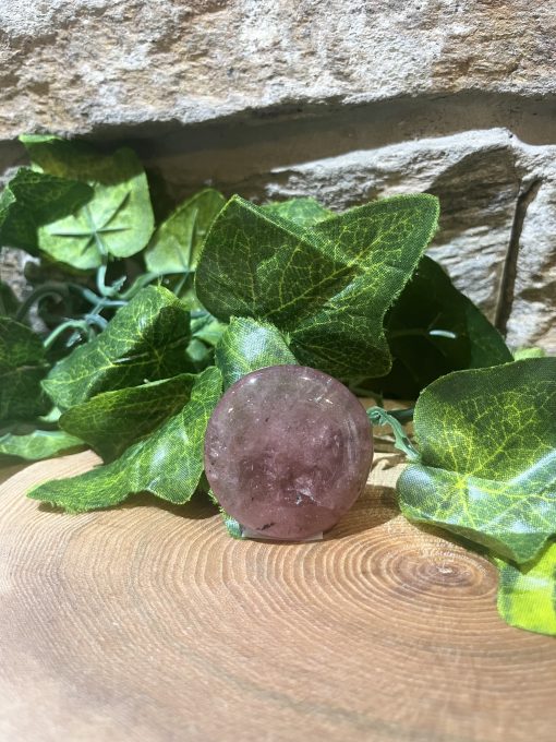 Strawberry Quartz Crystal Smooth Stone