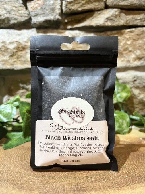 Black Witches Salt Pouch Protection & Healing