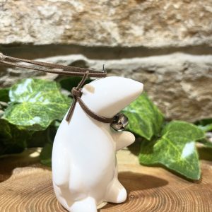 Polar Bear with Bell Bauble
