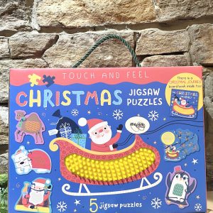 Touch & Feel Christmas Jigsaw Puzzles with Book