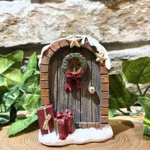 Little Traditional Festive Fairy Door