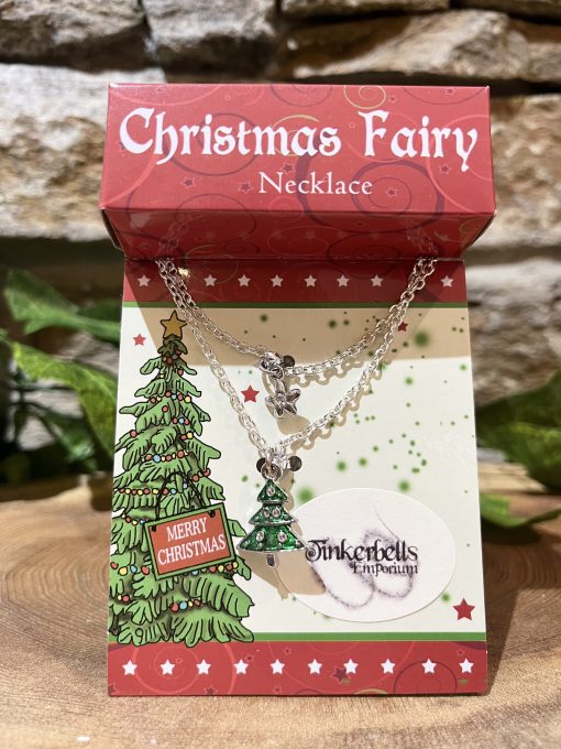 Sparkling Christmas Tree Necklace