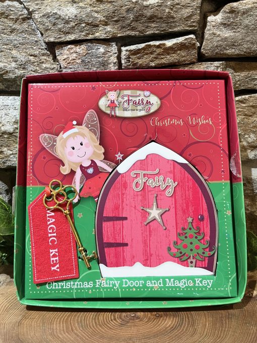 Christmas Fairy Door with Magic Key Set