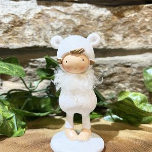 Sparkling Snow Child Ornament