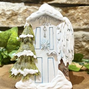Snowy Ice Fairy Door