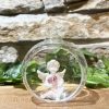 Cherub In Open Glass Bauble