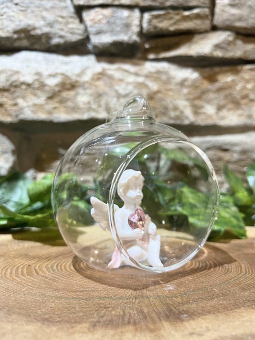 Cherub In Open Glass Bauble - Image 2
