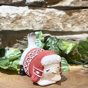 Festive Bird Ornament Sleeping