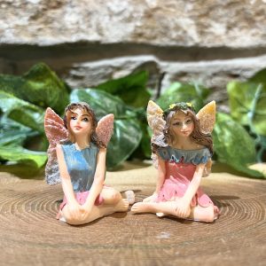 Garden Fairy Blue & Orange