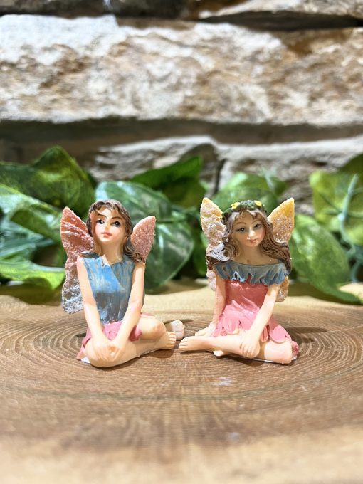 Garden Fairy Blue & Orange