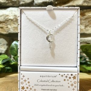 Little Celestial Crescent Moon Necklace