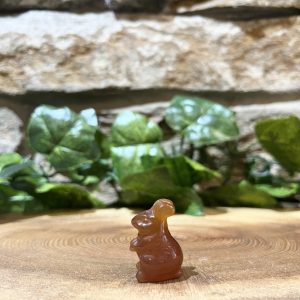 Carnelian Crystal Bunny Rabbit 2.5cm
