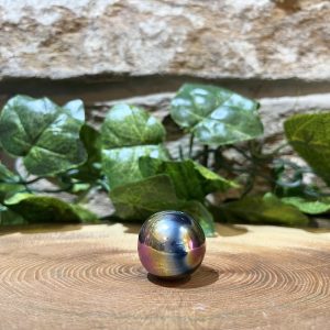 Rainbow Hematite Crystal Sphere 2.5cm