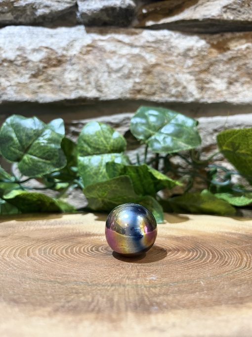 Rainbow Hematite Crystal Sphere 2.5cm