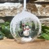 Large Frosted Snowman Bauble - Image 2