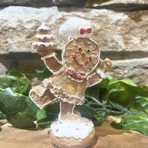 Sparkling Gingerbread Baker Ornament