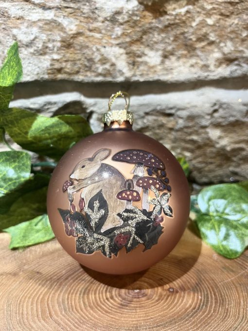 Woodland Mouse Bronze Bauble