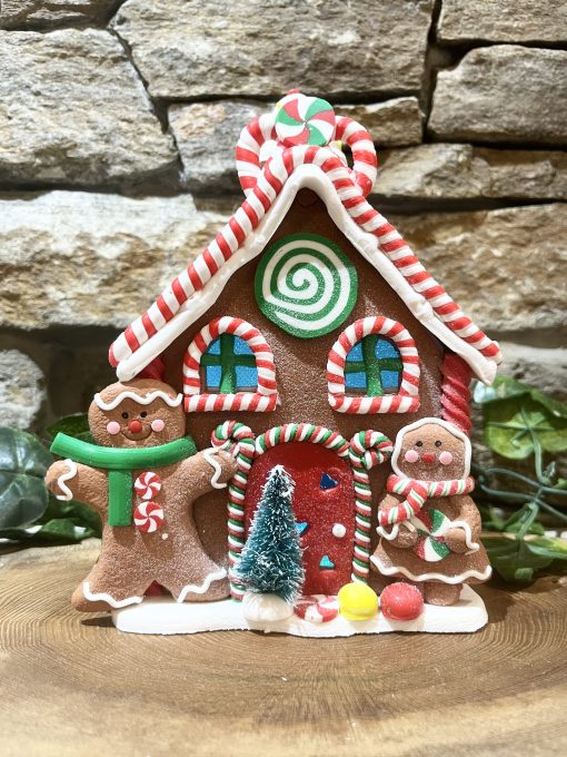 Light Up Gingerbread House Colour Changing