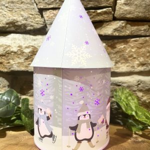 Snowy Friends LED Colour Change Lantern