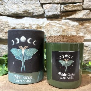 Luna Moth White Sage Candle