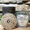 Vanilla Stardust Tiger Eye Crystal Candle