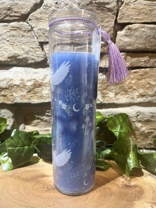 Midnight Owl Lavender Glass Tube Candle - Image 2