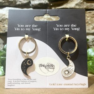 Yin & Yang Double Keyring Set