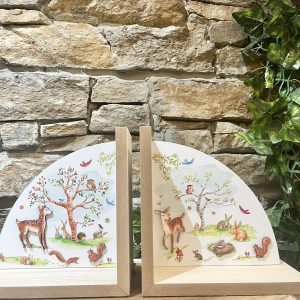 Woodland Friends Bookend Pair