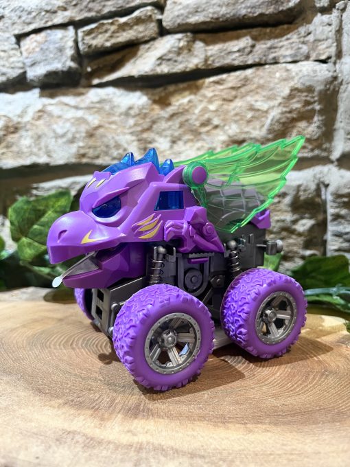 LED Dragon Monster Truck Purple