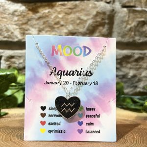 Star Sign Mood Necklace - Aquarius