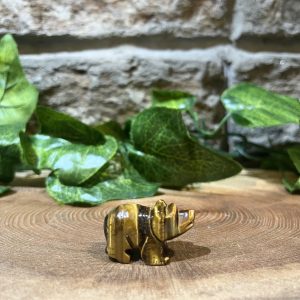 Tiger Eye Crystal Bear