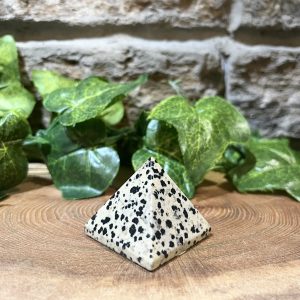 Dalmatian Jasper Crystal Pyramid