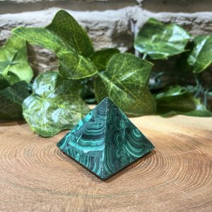 Malachite Crystal Pyramid 4cm