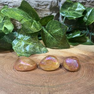 Tangerine Aura Quartz Crystal 2cm
