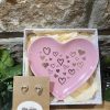 Love Heart Trinket Dish & Earrings - Image 2