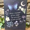 Luna Moth Notebook & Amethyst Pen
