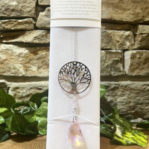 Tree of Life Suncatcher Pink