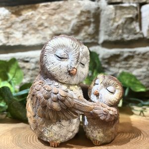 Owl Embrace Mummy And Baby Ornament