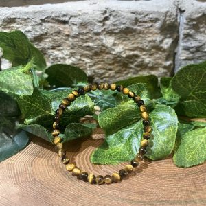 Tiger Eye Crystal Beaded Bracelet