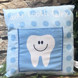 Tooth Fairy Pillow Blue