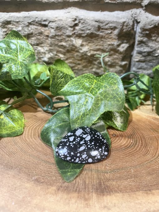 Snowflake Obsidian Crystal Worry Stone