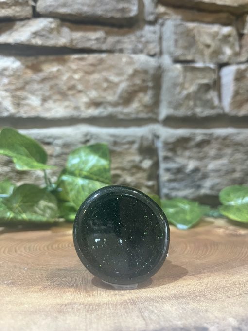 Green Goldstone Crystal Worry Stone 4cm