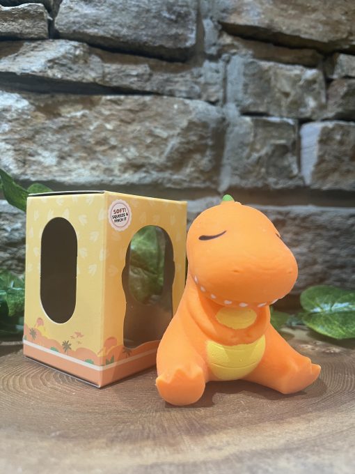 Squishy Dinosaur Orange
