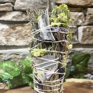Luxury Rosemary & Abalone Smudge 5”