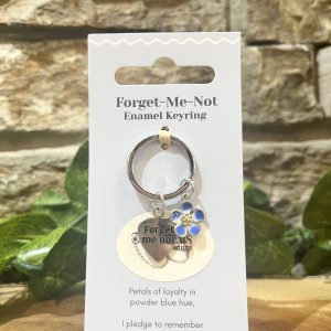 Forget Me Not Keyring